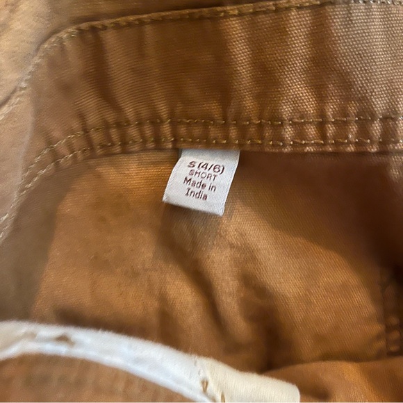 Carhartt Tan Overalls Bibs Double Knee Womens Small Short - Picture 7 of 7